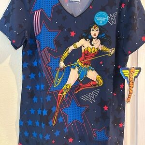 Wonder Woman Graphic medical scrub
